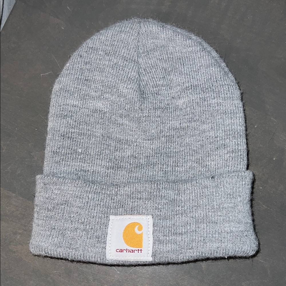 Carhartt Heather Gray Knit Beanie